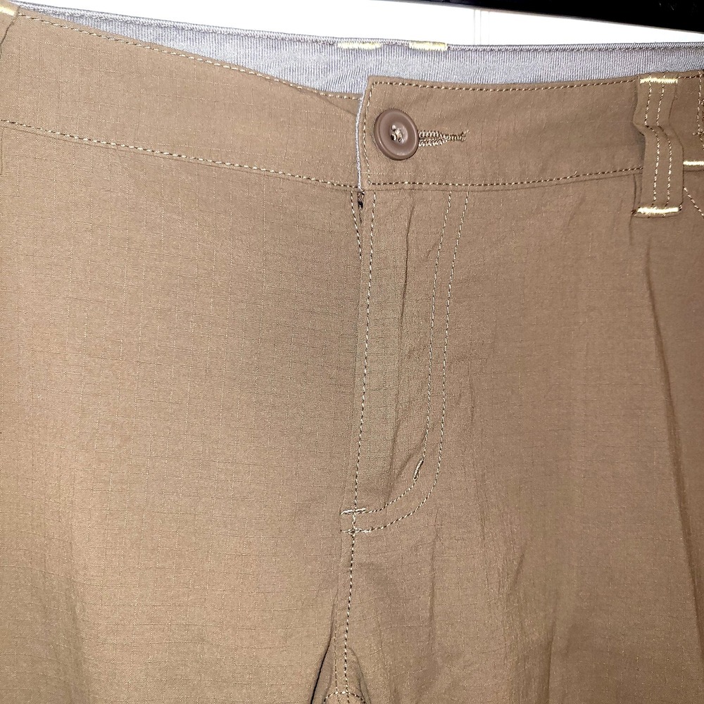 Duluth Trading Co Womens 6x31 Beige Nylon Spandex Cargo Pants‎ Hiking Outdoor - Picture 5 of 16